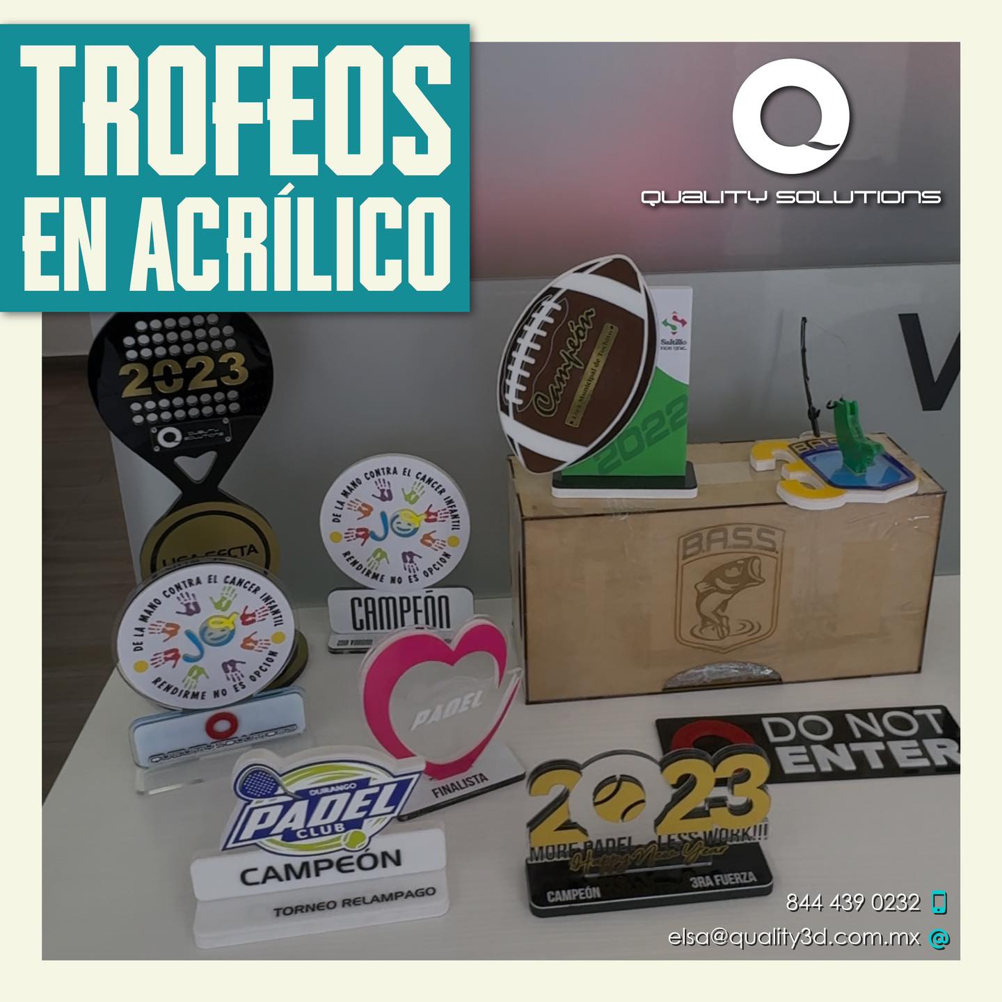 Trofeos y reconocimientos 3D